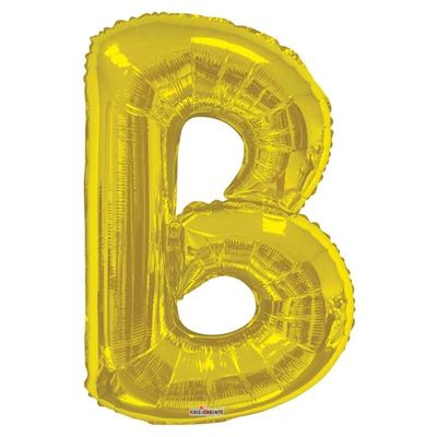 Letter Balloon - B - Gold (34 inch)