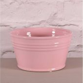 Pink Glazed Ceramic Bowl (22.5x10.7x10.6cm)