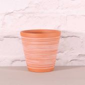 Wentworth Flower Pot - Terracotta Wash (12 x 11.5cm) 