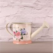 Rose and Hydrangea Watering Can (12.5X12cm)