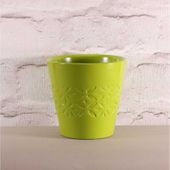 Crawford Pot -  Apple Green (12 x 11.5cm)