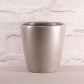 Elliot Orchid Pot - Grey Pearlised (14 x 14.5cm)
