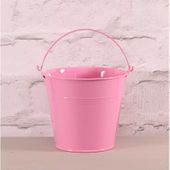 Bucket with Handle dusky pink (14x12.5x10cm)