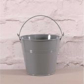 Bucket with Handle Grey (14x12.5x10cm)