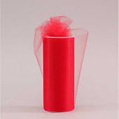 Red Tulle  (15cm x 23m)