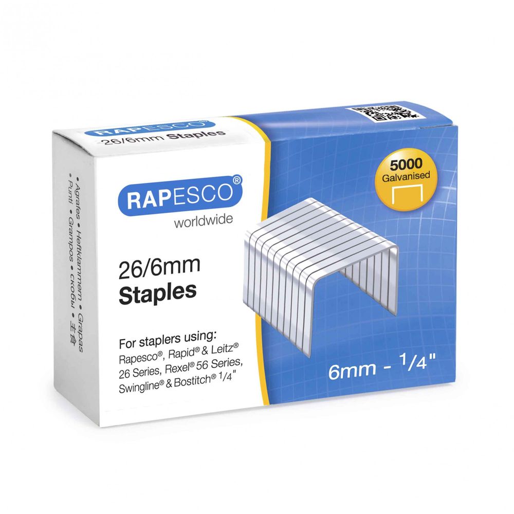 Staples 5000 per box (26/6mm) APAC