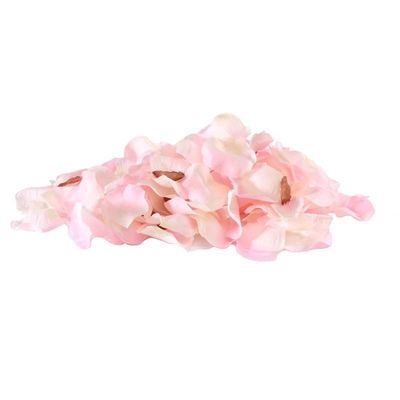 Champagne Pink Rose Petals in PVC Tub