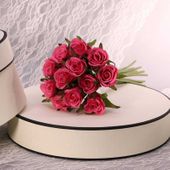 Rose Bouquet Hot Pink (12 heads)