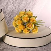 Rose Bouquet Yellow (12 heads)