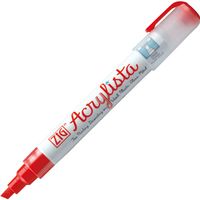 Crimson Acrylista Chisel Pen (For balloons )(6mm) 