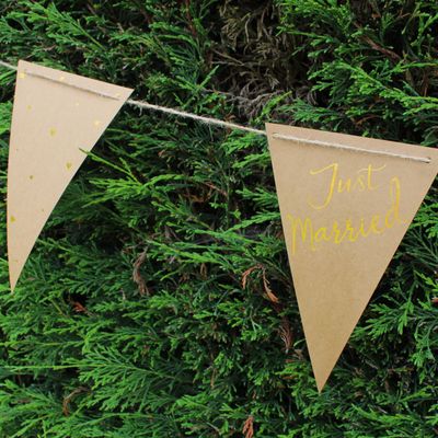 Just Married Bunting