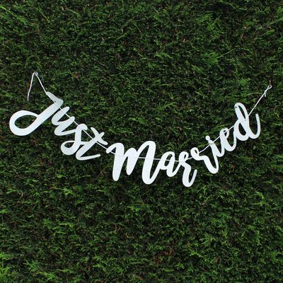 Just Married Silver