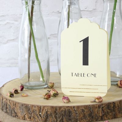 Ivory Table Number