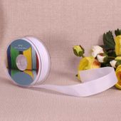 White Grosgrain Ribbon (25mm x 20m)