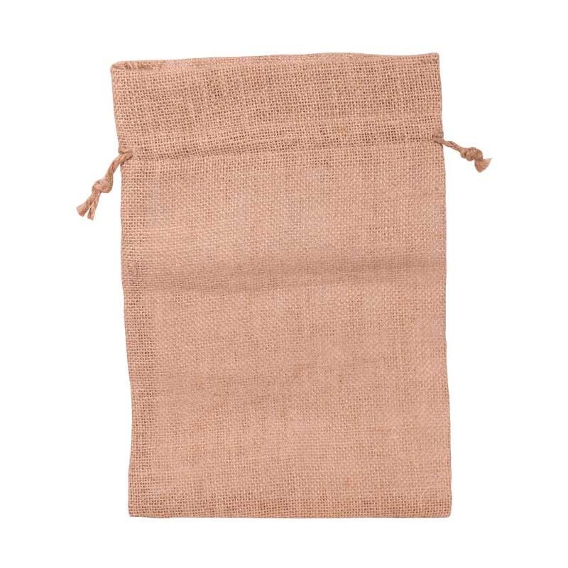 Jute Draw String Bag with Plastic Inner liner (24x34cm) APAC