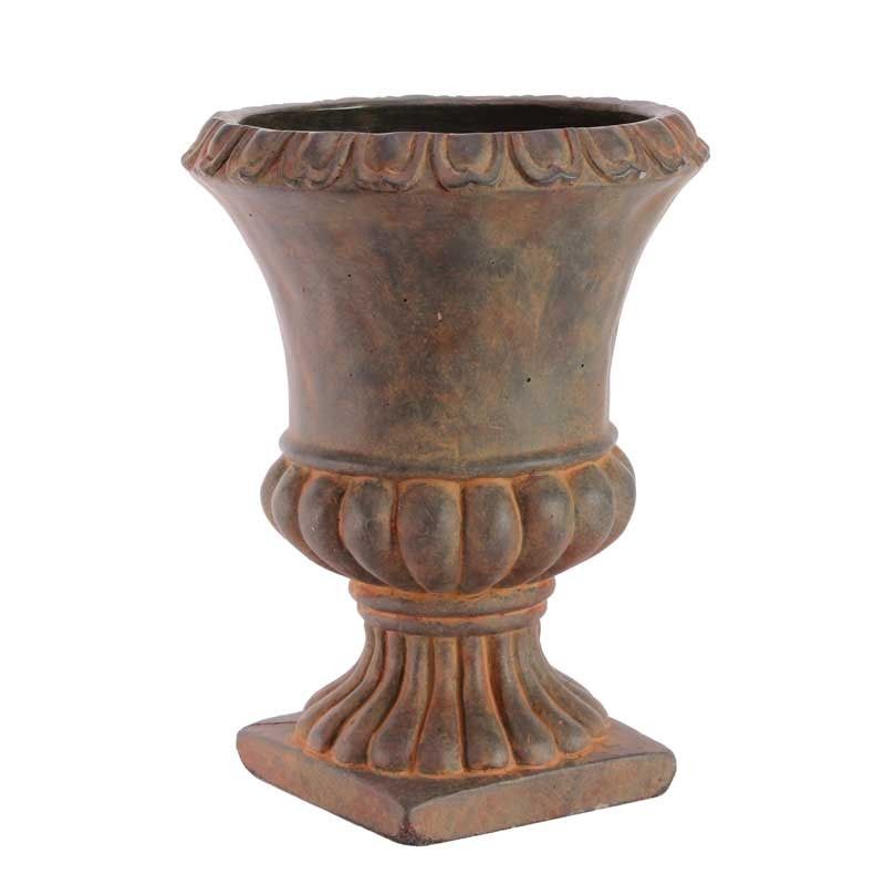 Urn Cement Flower Pot (21.5x28.5cm) APAC