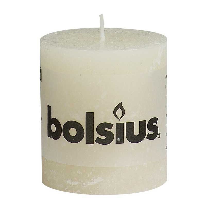 Bolsius Pillar Candle 80 x 68 Ivory (BT 30 hours) APAC