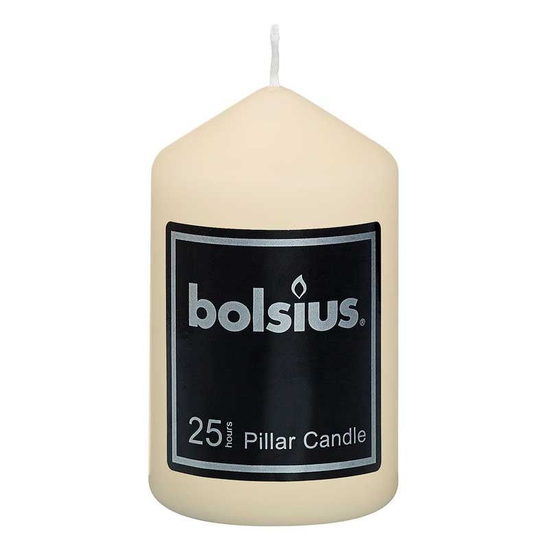 Bolsius Pillar Candle 100 x 60 Ivory (BT 25 hours) APAC