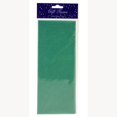 Dark Green Tissue Paper Retail Pack (5 sheets) (12)