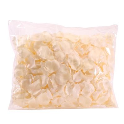 Cream Rose Petals (1000pcs) in poly bag