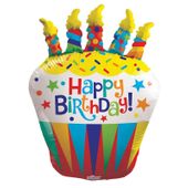 Birthday Cupcake Balloon (36 inch)