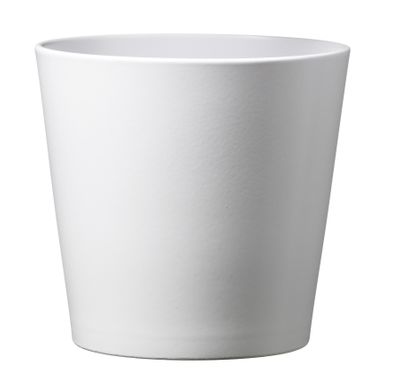 Dallas Ceramic Esprit Pot - Matt White (12cm x 9cm)