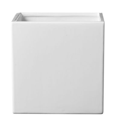 Shiny White Latina Pot (15cm x 15cm)