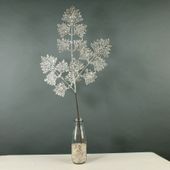 Glitter Grape Leaf Spray (Champagne) (24/288)