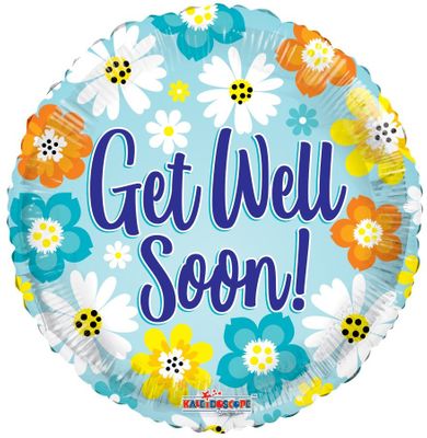Get Well Bright Colours Balloon (18 inch)