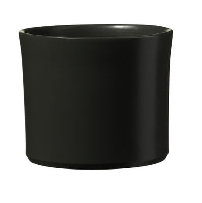 Miami Ceramic Pot - Matte Anthracite - (22 x 19cm)