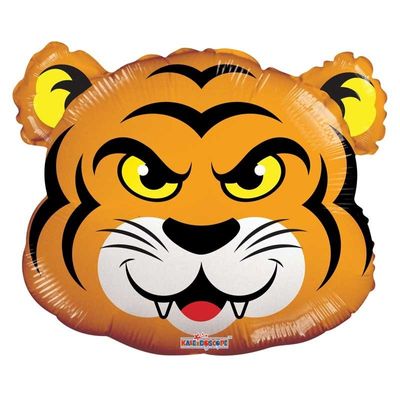 14" Tiger Balloon - Inflated