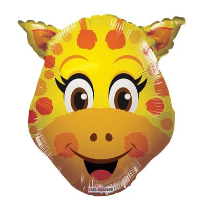 14" Giraffe Balloon - Inflated
