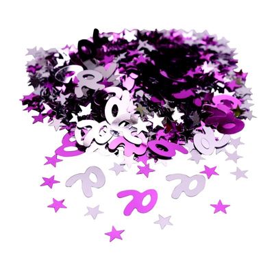 70+ mini stars Confetti (14 grams) - Pink  (6/288)

