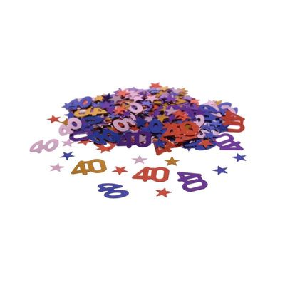 40+ mini stars Confetti (14 grams) - Multi (6/288)

