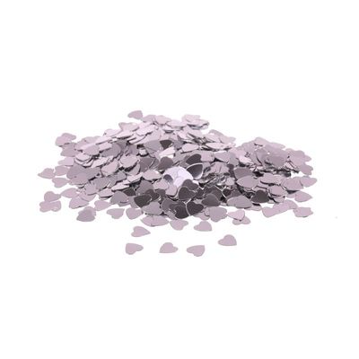 Hearts Confetti (14 grams) - Silver (6/288)

