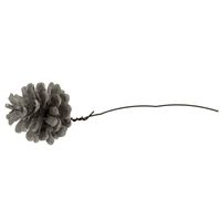 Austriaca Cones Silver  on Wire (x200) (1)