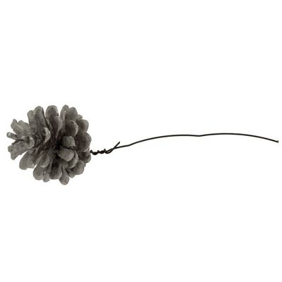 Austriaca Cones Silver  on Wire (x200) (1)