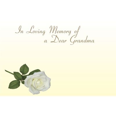 In Loving Memory - Dear Grandma x50(12)