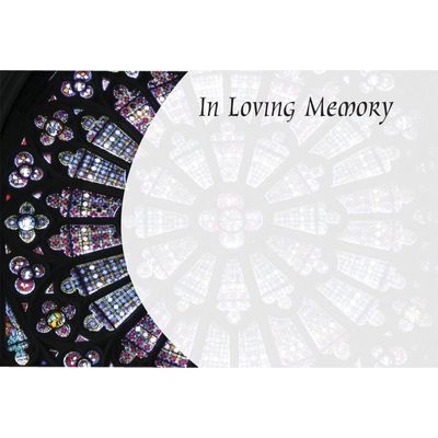 In Loving Memory - Stained Glass x50 (12)