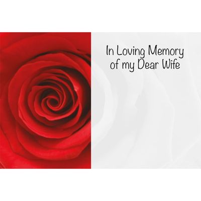 In Loving Memory - Dear Wife x50 (12)