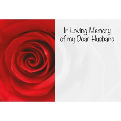 In Loving Memory - Dear Husband x50 (12)