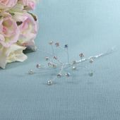 Iridescent Diamante Flower Spray (48/384)
