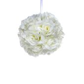 Dia-20cm Rose Ball Cream  (1/4)