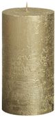Bolsius Rustic Metallic Candle - Gold (130mm x Dia68mm)  (Burn Time : 48 hours)