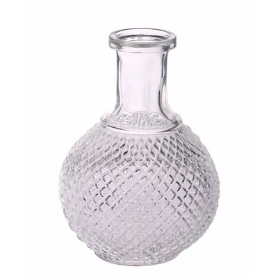 Textured Glass Bottle (15cm)