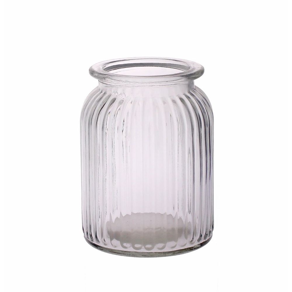 Ribbed Glass Vase (14.5cm) APAC