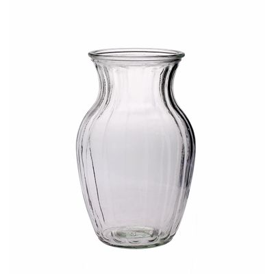 Ribbed Sweetheart  Vase (19cm x 11.8cm)