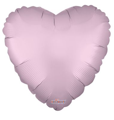 Solid Matt Heart Balloon Pink (18 inch)