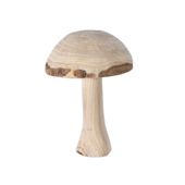 39cm Wooden Mushroom
