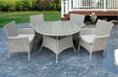 Rowena Round Garden Set (4 stacking chair, 1 round table)